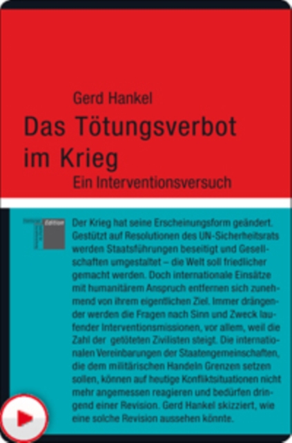 Das Tötungsverbot im Krieg