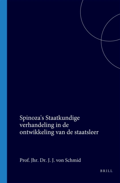 Spinoza's Staatkundige verhandeling in de ontwikkeling van de staatsleer