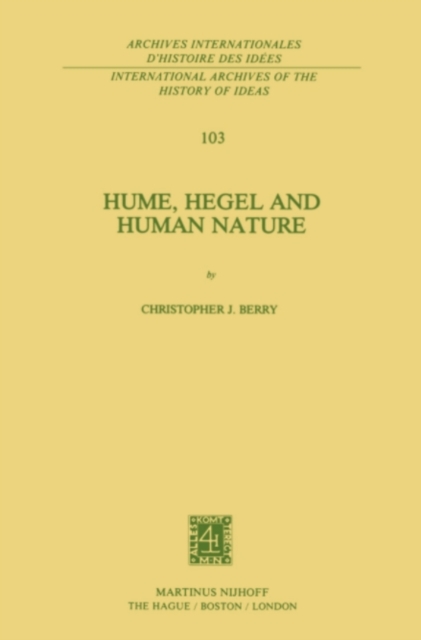 Hume, Hegel and Human Nature