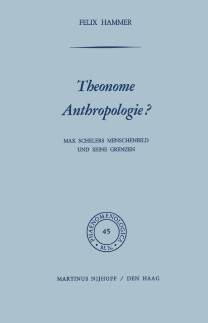 Theonome Anthropologie?