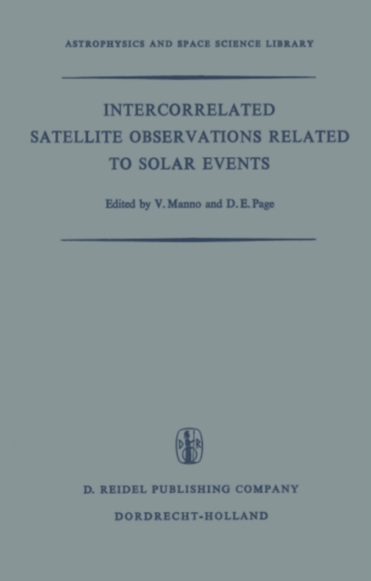 Intercorrelated Satellite Observations Related to Solar Events