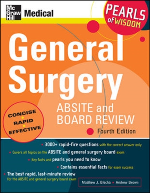General Surgery ABSITE and Board Review: Pearls of Wisdom, Fourth Edition