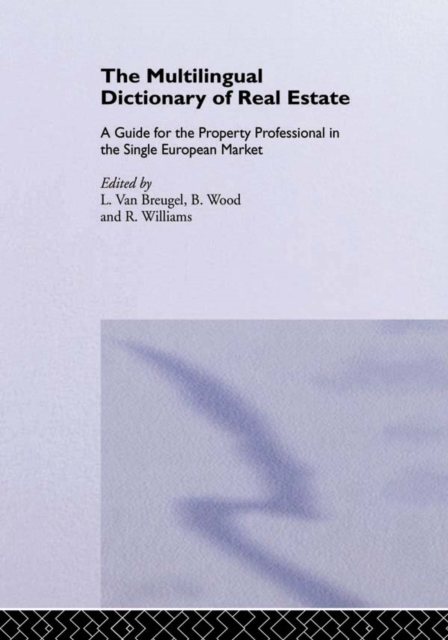 Multilingual Dictionary of Real Estate