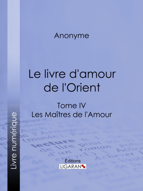 Le livre d'amour de l'Orient