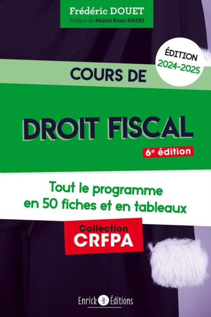 Cours de droit fiscal 2024-2025