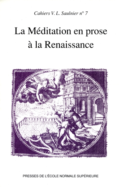 La méditation en prose à la Renaissance