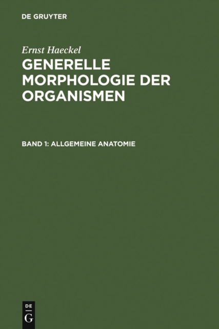 Generelle Morphologie der Organismen