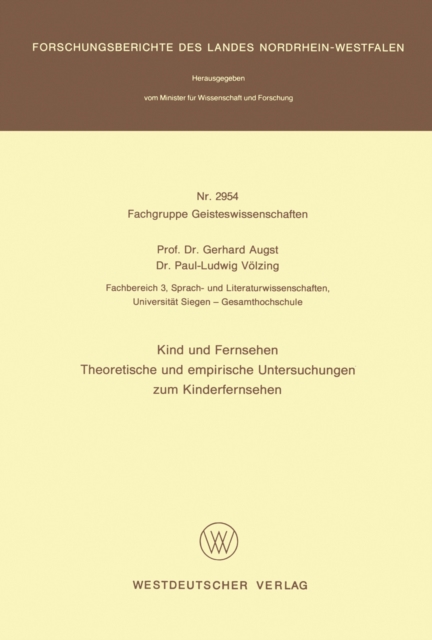 Kind und Fernsehen