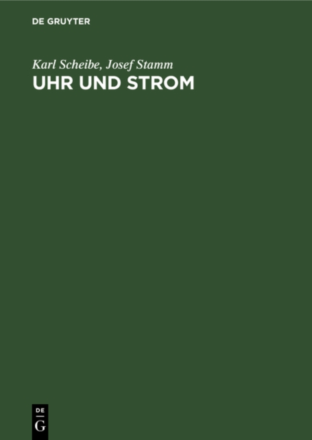 Uhr und Strom