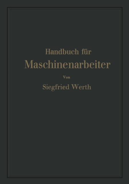 Handbuch für Maschinenarbeiter