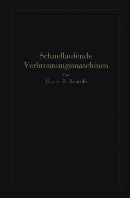 Schnellaufende Verbrennungsmaschinen