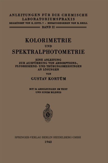 Kolorimetrie und Spektralphotometrie