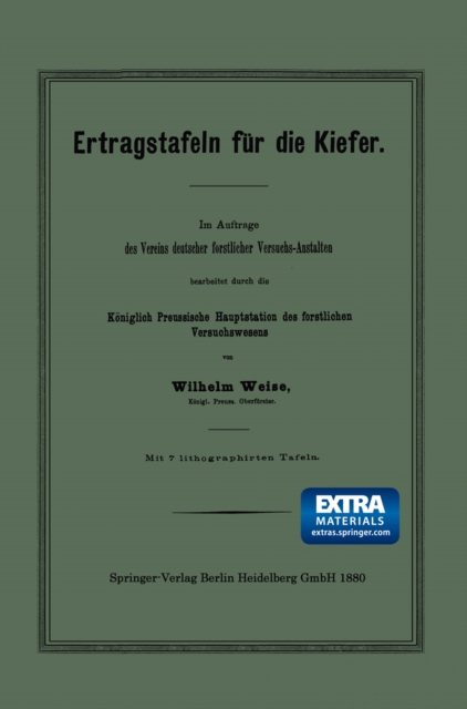 Ertragstafeln für die Kiefer