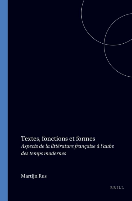 Textes, fonctions et formes
