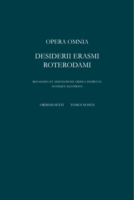 VI-9 Ordinis sexti tomus nonus