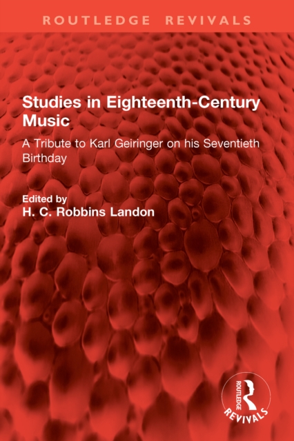 Studies in Eighteenth-Century Music