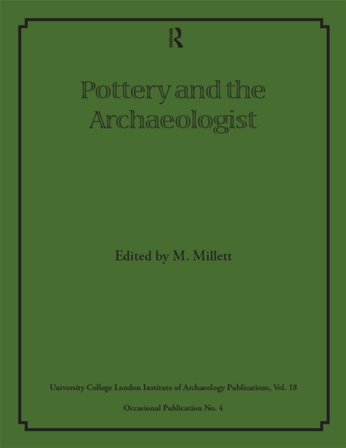 Pottery and the Archaeologist