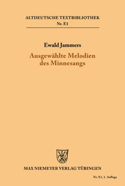 Ausgewählte Melodien des Minnesangs