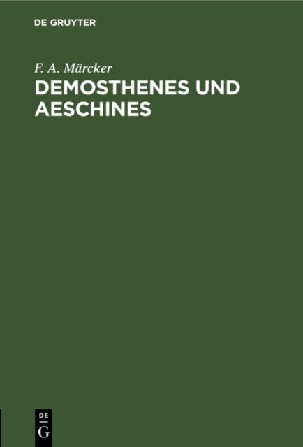 Demosthenes und Aeschines