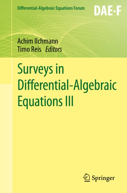 Surveys in Differential-Algebraic Equations III