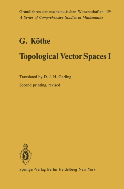 Topological Vector Spaces I