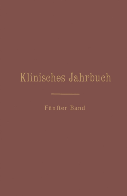 Klinisches Jahrbuch