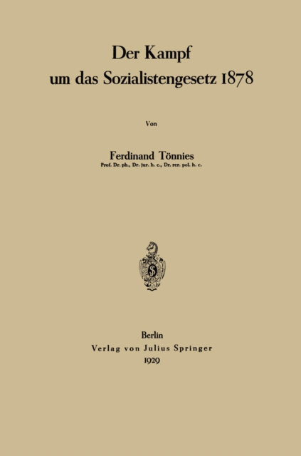 Der Kampf um das Sozialistengesetz 1878