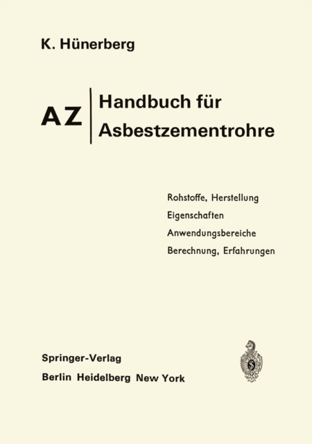 AZ Handbuch für Asbestzementrohre