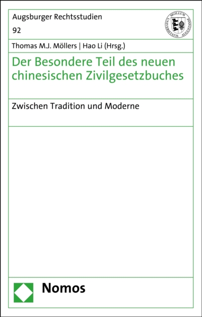 Der Besondere Teil des neuen chinesischen Zivilgesetzbuches