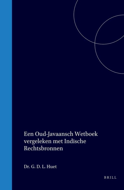 Een oud-Javaansch wetboek vergeleken met indische rechtsbronnen