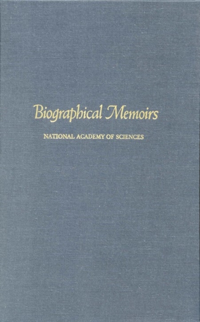 Biographical Memoirs