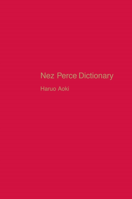 Nez Perce Dictionary