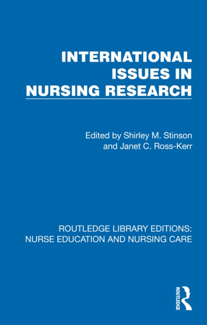 International Issues in Nursing Research
