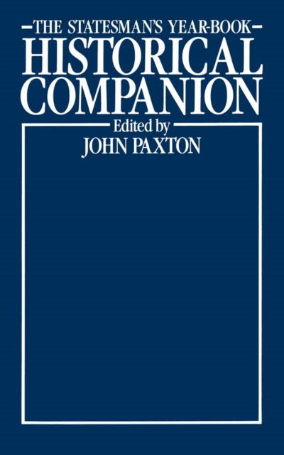 Statesman's Year-Book Historical Companion