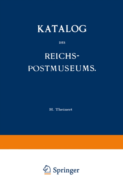 Katalog des Reichs-Postmuseums