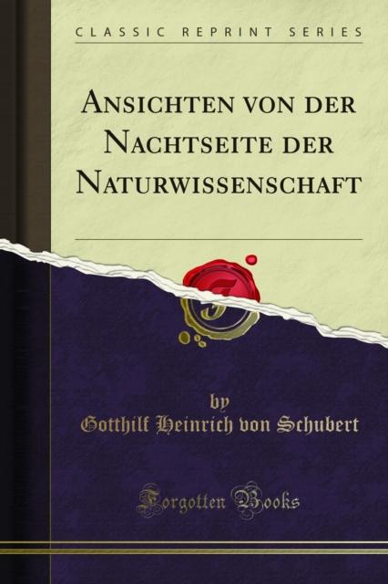 Ansichten von der Nachtseite der Naturwissenschaft