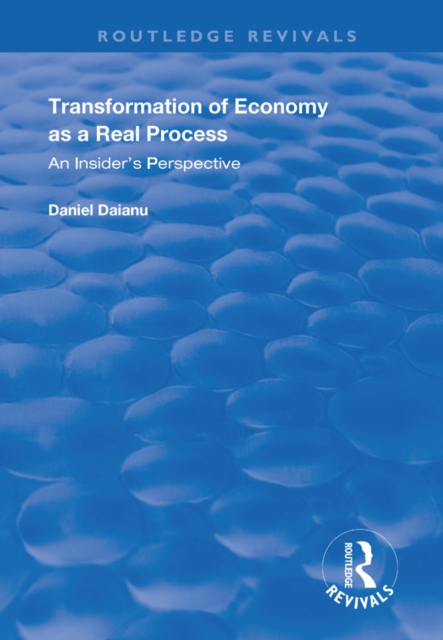 Transformation of Economy as a Real Process