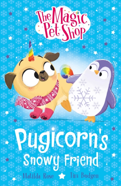 Pugicorn's Snowy Friend