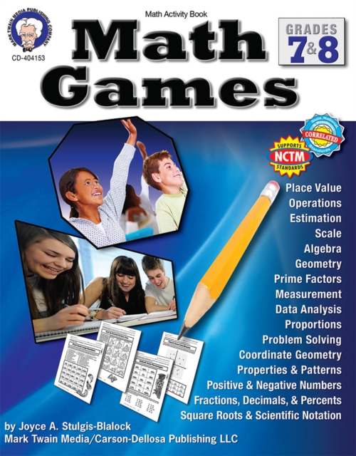 Math Games, Grades 7 - 8