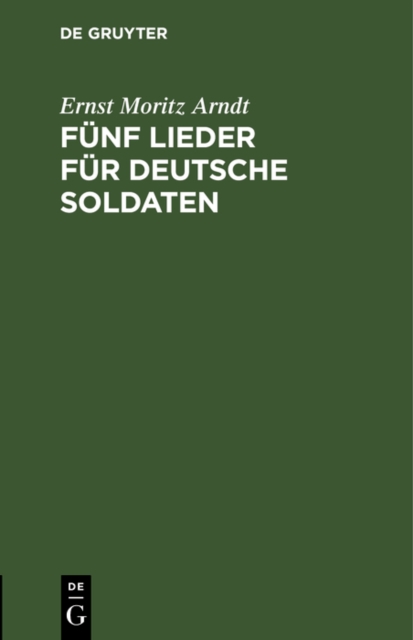 Funf Lieder fur deutsche Soldaten