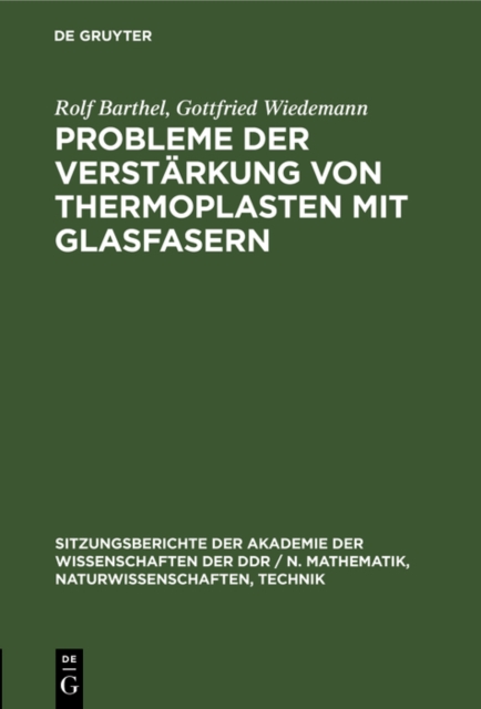 Probleme der Verstarkung von Thermoplasten mit Glasfasern