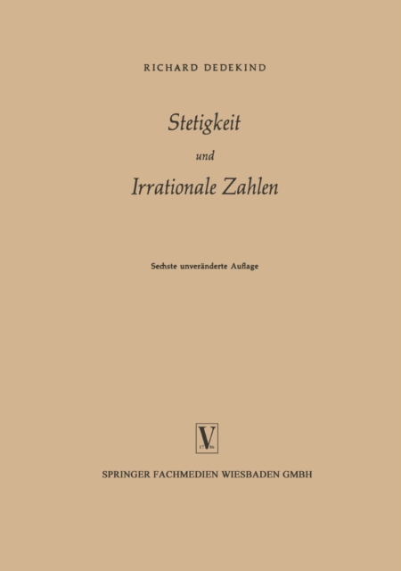 Stetigkeit und Irrationale Zahlen