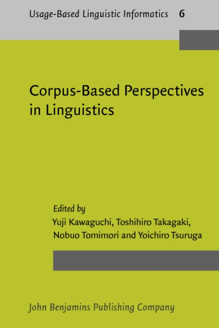Corpus-Based Perspectives in Linguistics