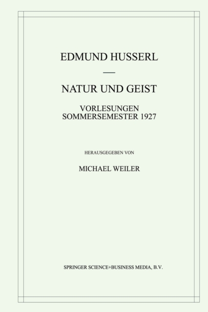 Natur und Geist