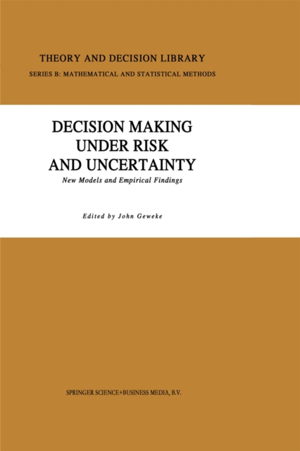 Decision Making Under Risk and Uncertainty