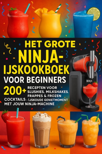 Het grote Ninja-ijskookboek voor beginners: 200+ Recepten voor Slushies, Milkshakes, Frappés & Frozen Cocktails [KLEURUITVOER]: