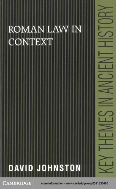 Roman Law in Context