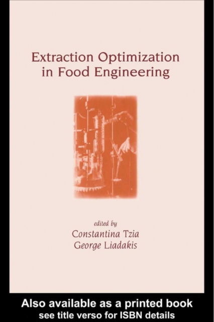 Extraction Optimization in Food Engineering