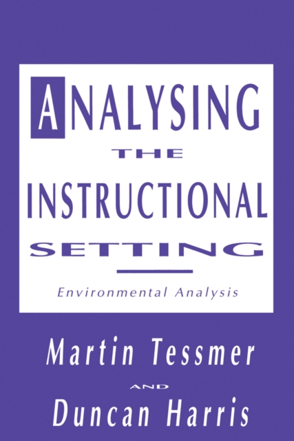 Analysing the Instructional Setting
