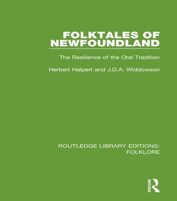 Folktales of Newfoundland (RLE Folklore)
